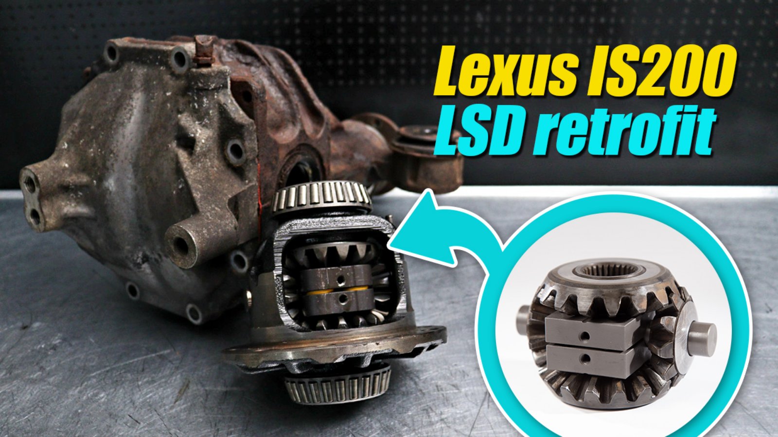 Lexus IS200 Limited slip differential (LSD) retrofit