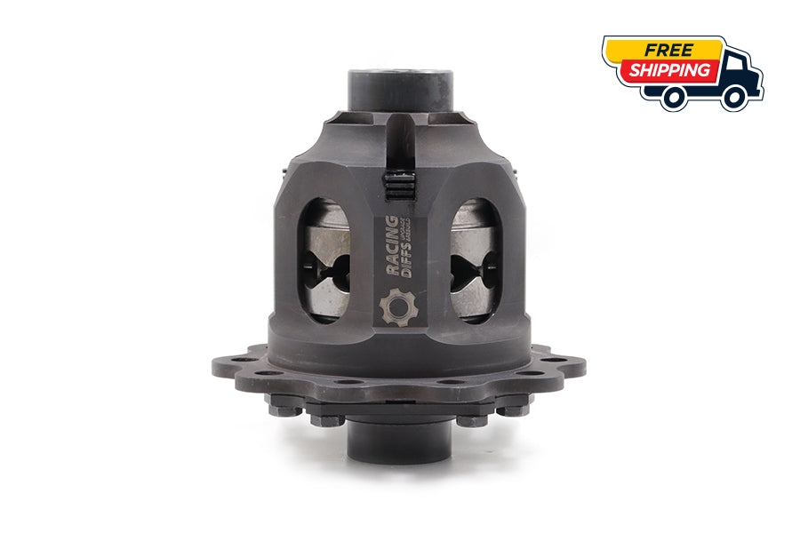 BMW 188LW limited slip differential by RacingDiffs, All-Solution forged clutch-type LSD unit front view
