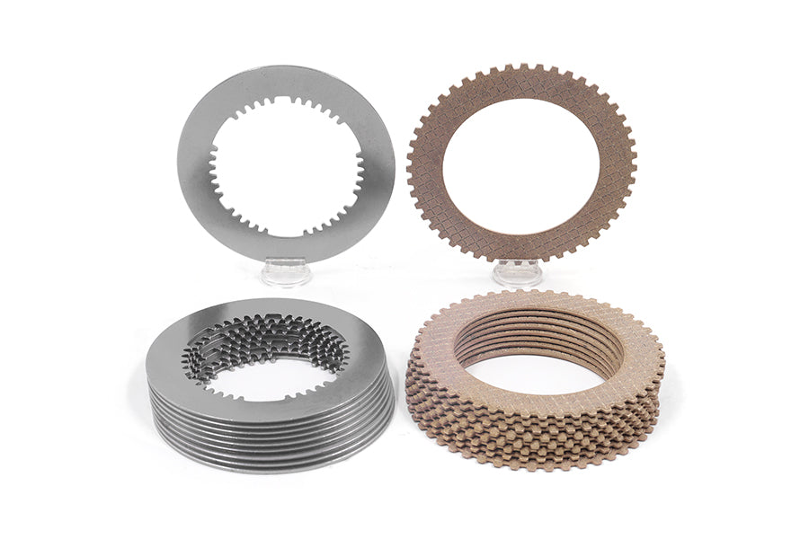 RacingDiffs Haldex Gen 4 Gen 5 clutch upgrade kit showing friction plates and steel discs for improved AWD traction and torque transfer
