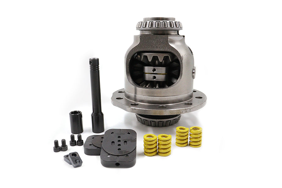 RacingDiffs LSD conversion kit installed in Mercedes 188mm differential for W204 showing carrier and internal locking components