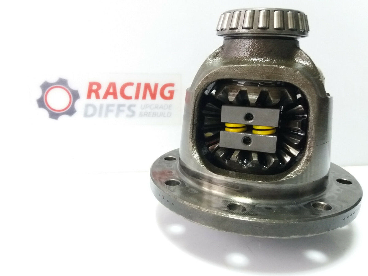 Close up of clutch type LSD mechanism for Mazda MX5 NB showing internal springs and locking plates