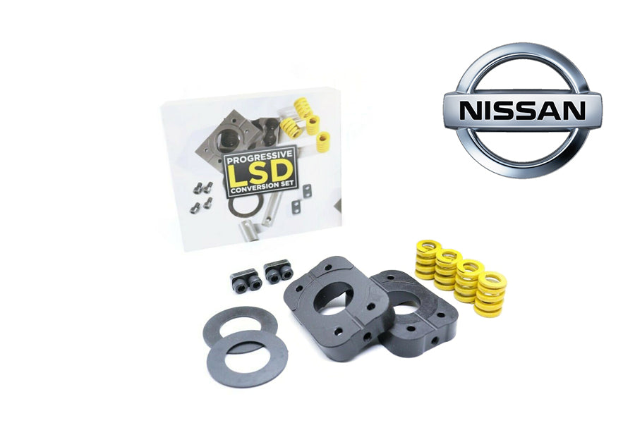 Nissan R200 LSD conversion installed in differential housing showing RacingDiffs clutch type limited slip system