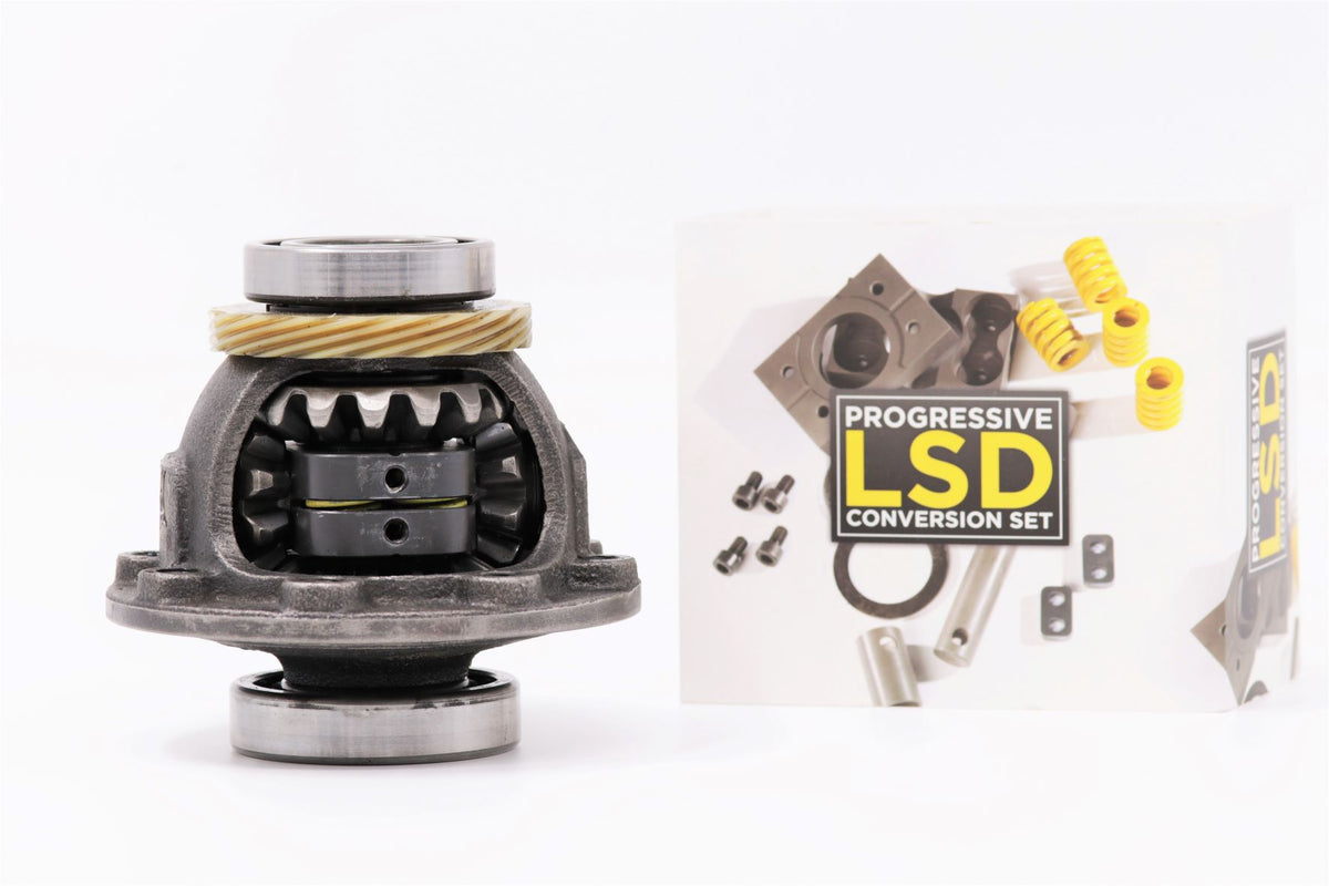LSD upgrade kit for Suzuki Swift GTi showing RacingDiffs conversion set and differential for improved traction and performance